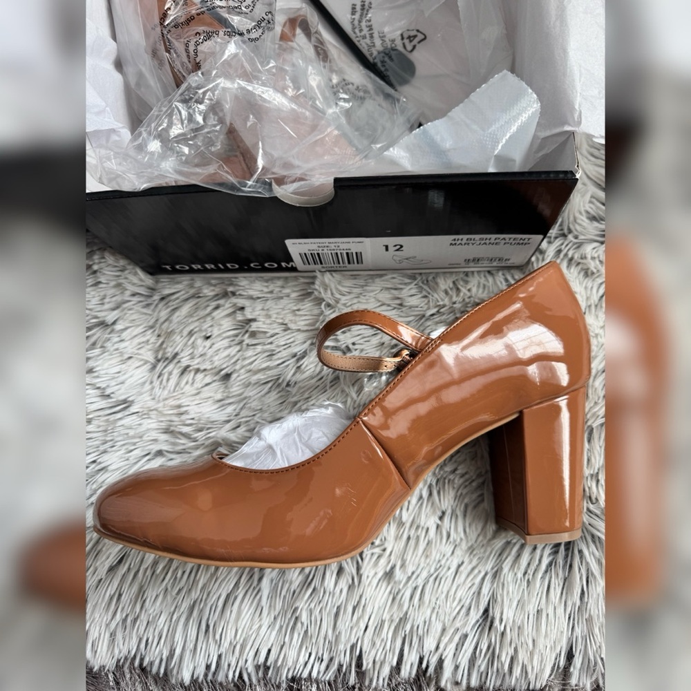 Torrid Brown Block Heel Slingback Heels